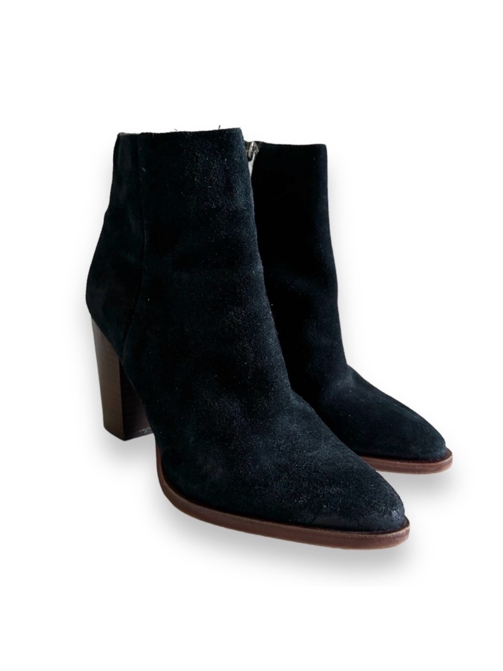 Sam Edelman Boots BLAKE Suede Almond Toe Ankle Booties
